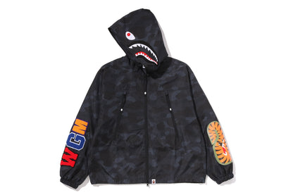 BAPE COLOR CAMO 反光耐磨鯊魚全拉鍊夾克