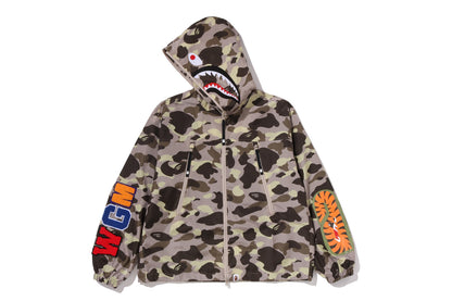 BAPE COLOR CAMO 反光耐磨鯊魚全拉鍊夾克