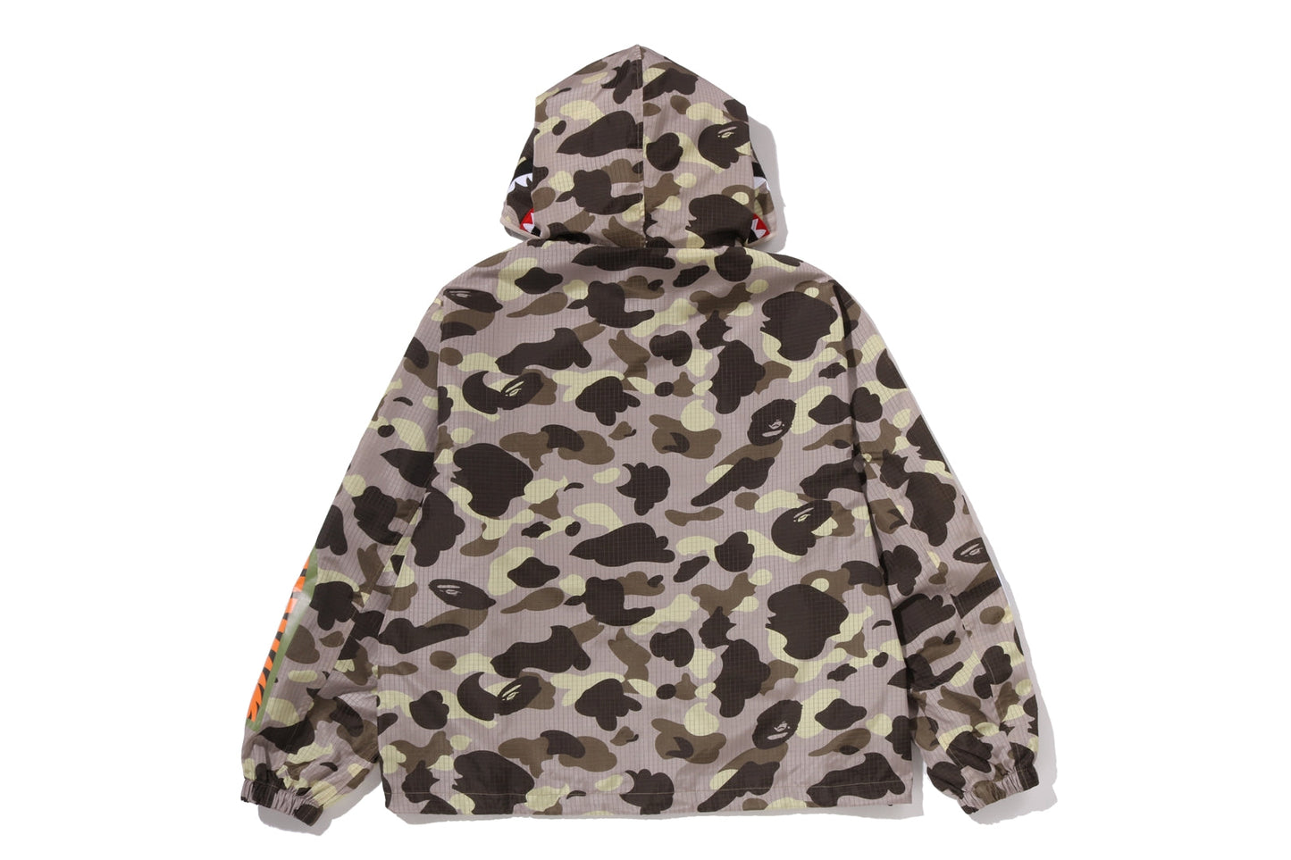 BAPE COLOR CAMO 反光耐磨鯊魚全拉鍊夾克