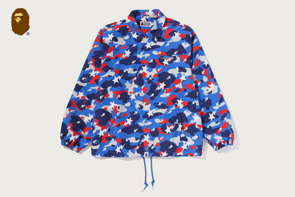 BAPE STA STRIKE CAMO COACH JACKET