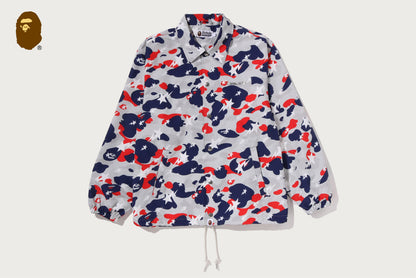 BAPE STA STRIKE CAMO COACH JACKET
