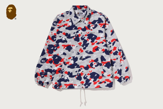 BAPE STA STRIKE CAMO COACH JACKET