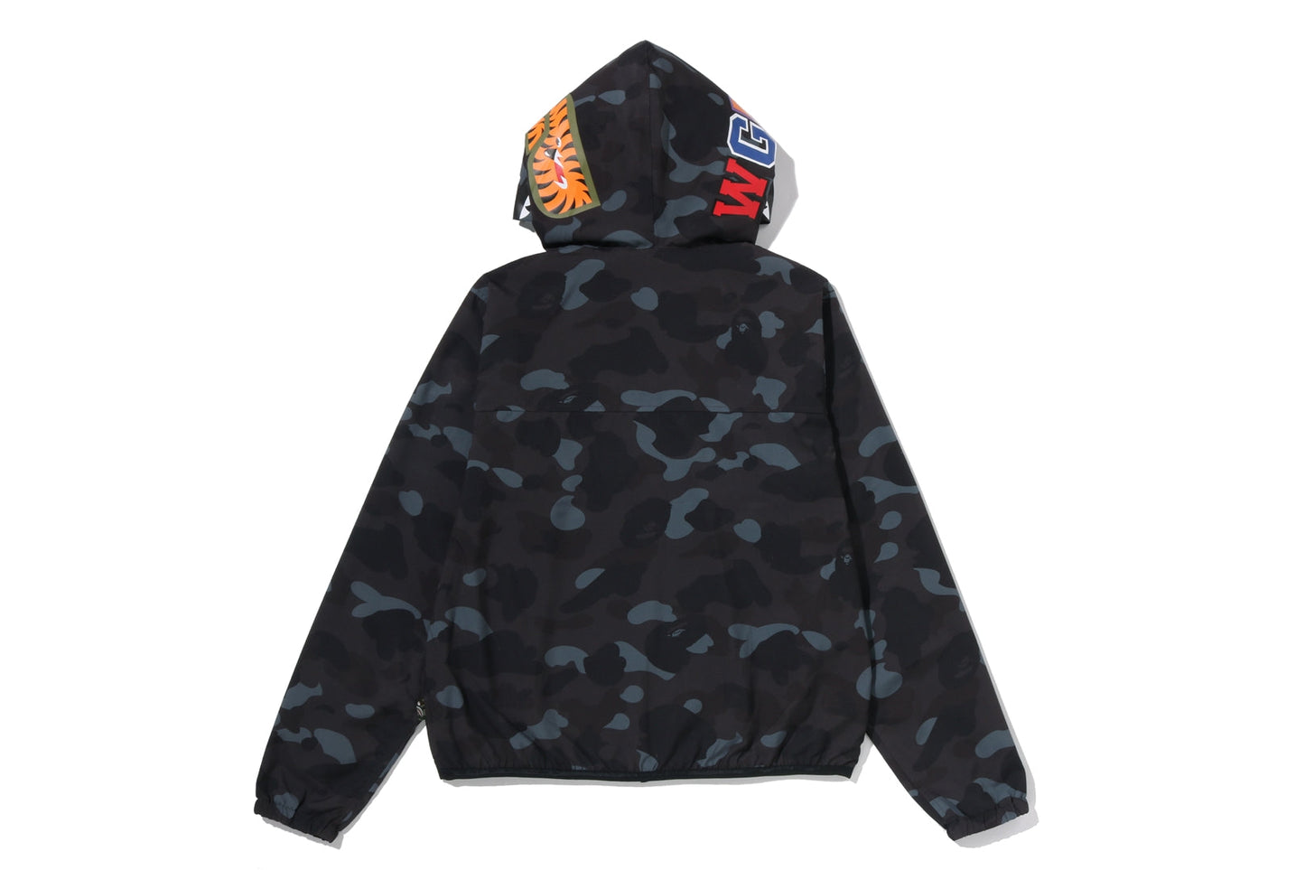 BAPE 彩色迷彩鯊魚連帽外套