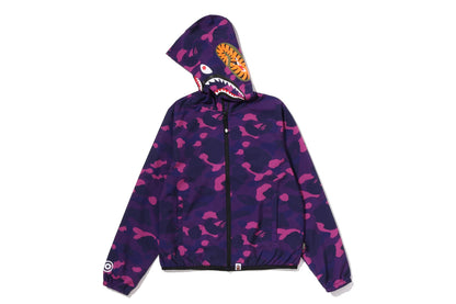 BAPE 彩色迷彩鯊魚連帽外套