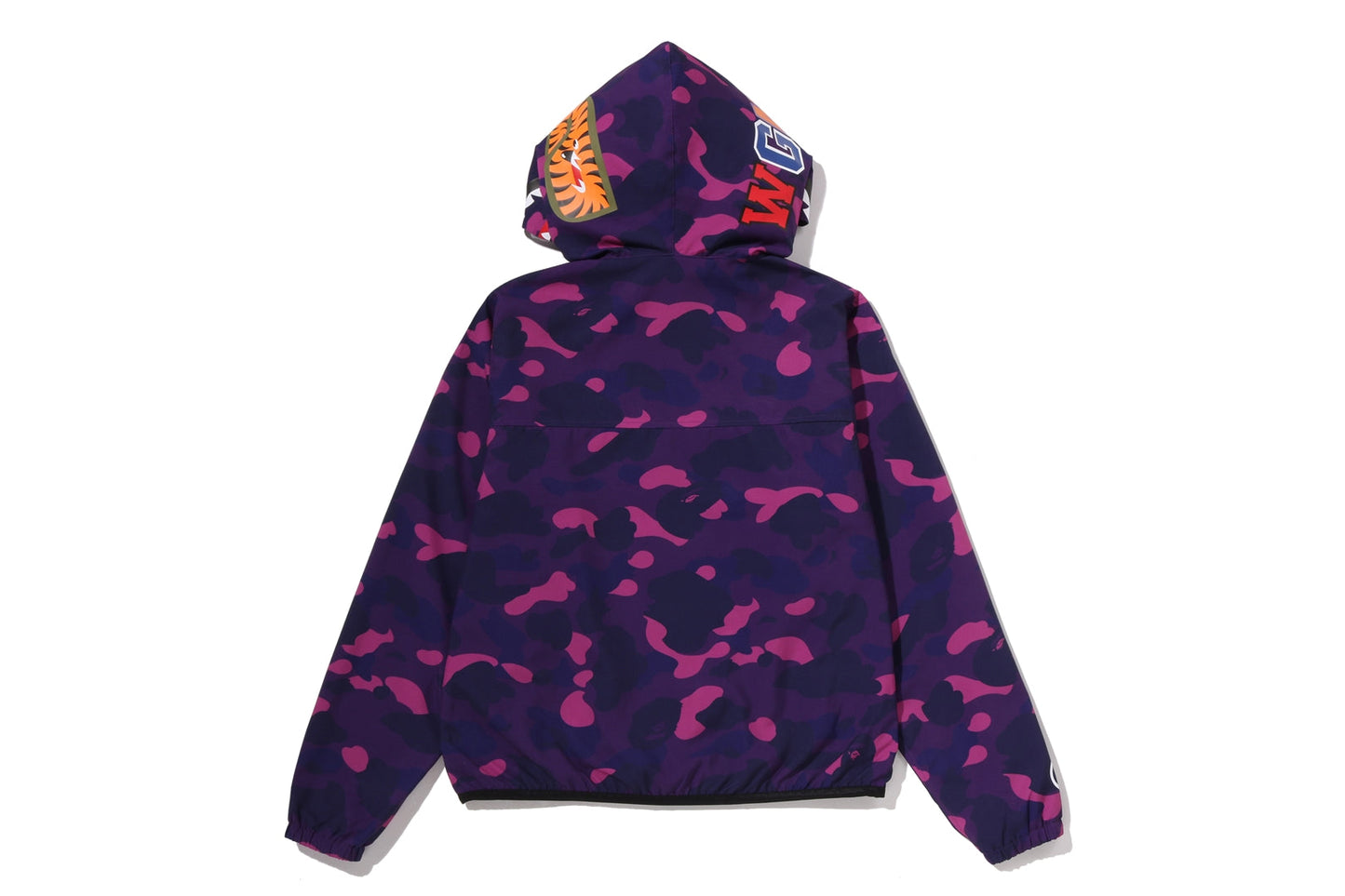 BAPE 彩色迷彩鯊魚連帽外套