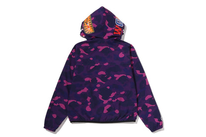 BAPE 彩色迷彩鯊魚連帽外套