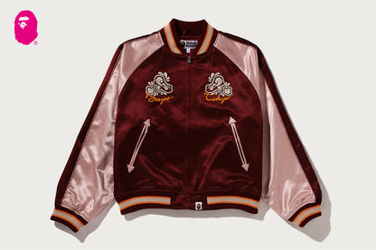 BAPE PAISLEY PATTERN APE HEAD SOUVENIR JACKET