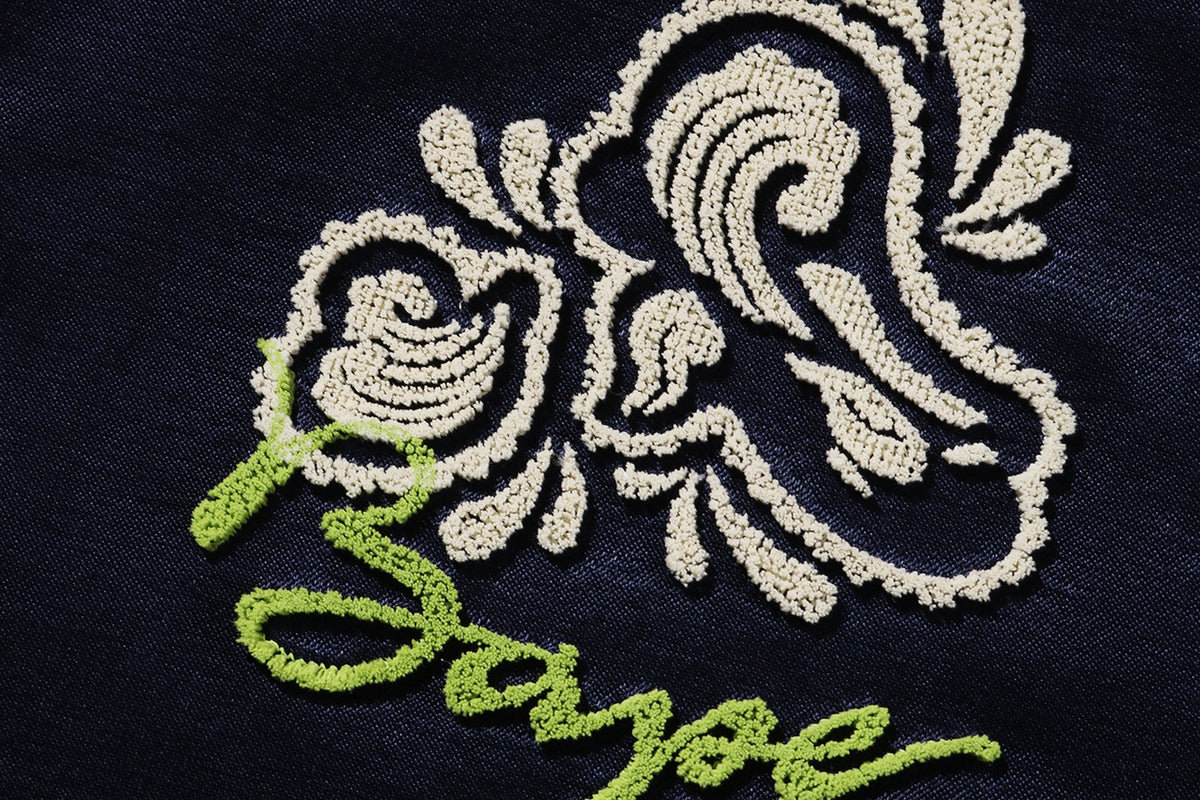 BAPE PAISLEY PATTERN APE HEAD SOUVENIR JACKET