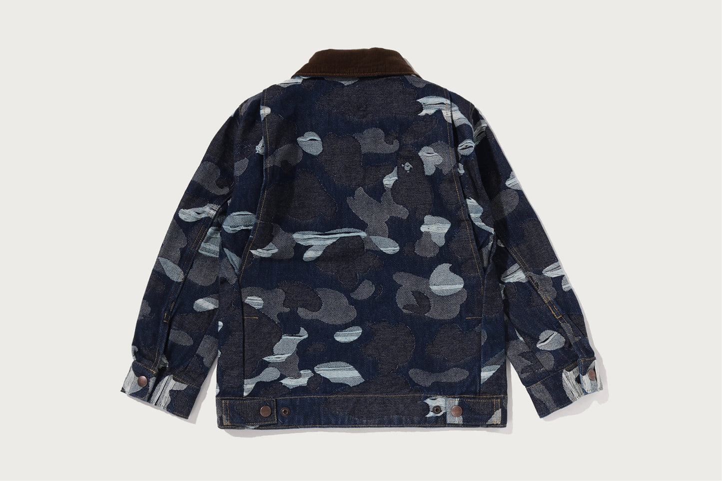 BAPE CAMO JACQUARD DENIM JACKET