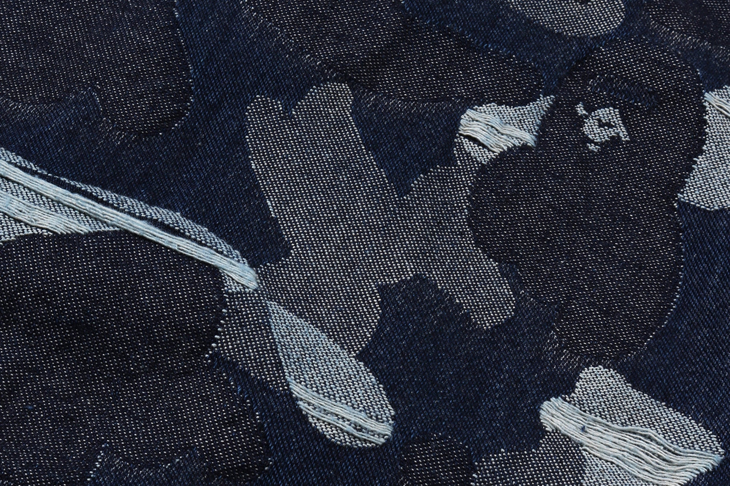 BAPE CAMO JACQUARD DENIM JACKET