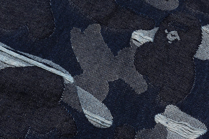 BAPE CAMO JACQUARD DENIM JACKET