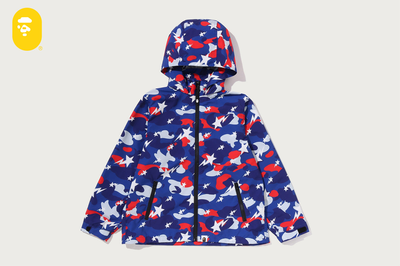 BAPE STA STRIKE CAMO HOODIE JACKET