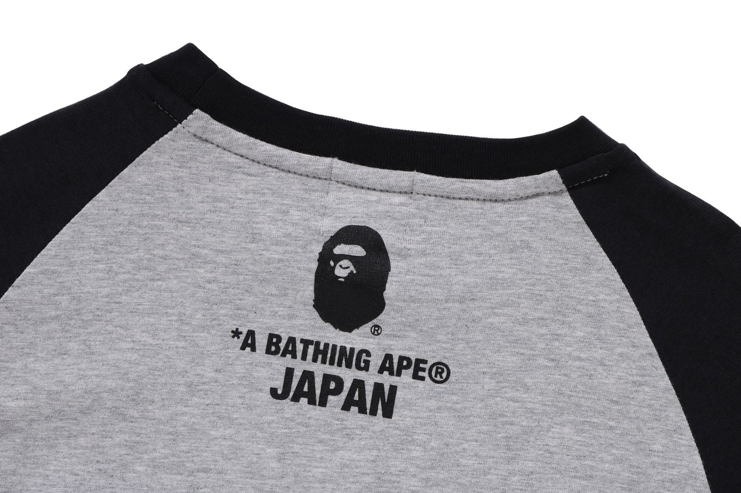 BAPE 日本大學城市拉格蘭長袖T恤