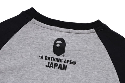 BAPE 日本大學城市拉格蘭長袖T恤