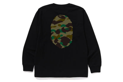 BAPE 1ST CAMO BIG APE HEAD 長袖T恤