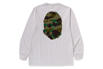 BAPE 1ST CAMO BIG APE HEAD 長袖T恤