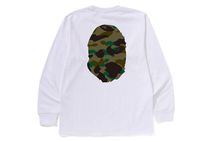 BAPE 1ST CAMO BIG APE HEAD 長袖T恤