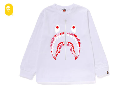 BAPE ABC CAMO SHARK LS TEE