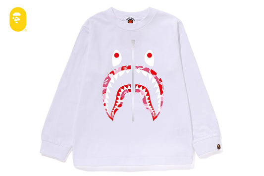 BAPE ABC CAMO SHARK LS TEE
