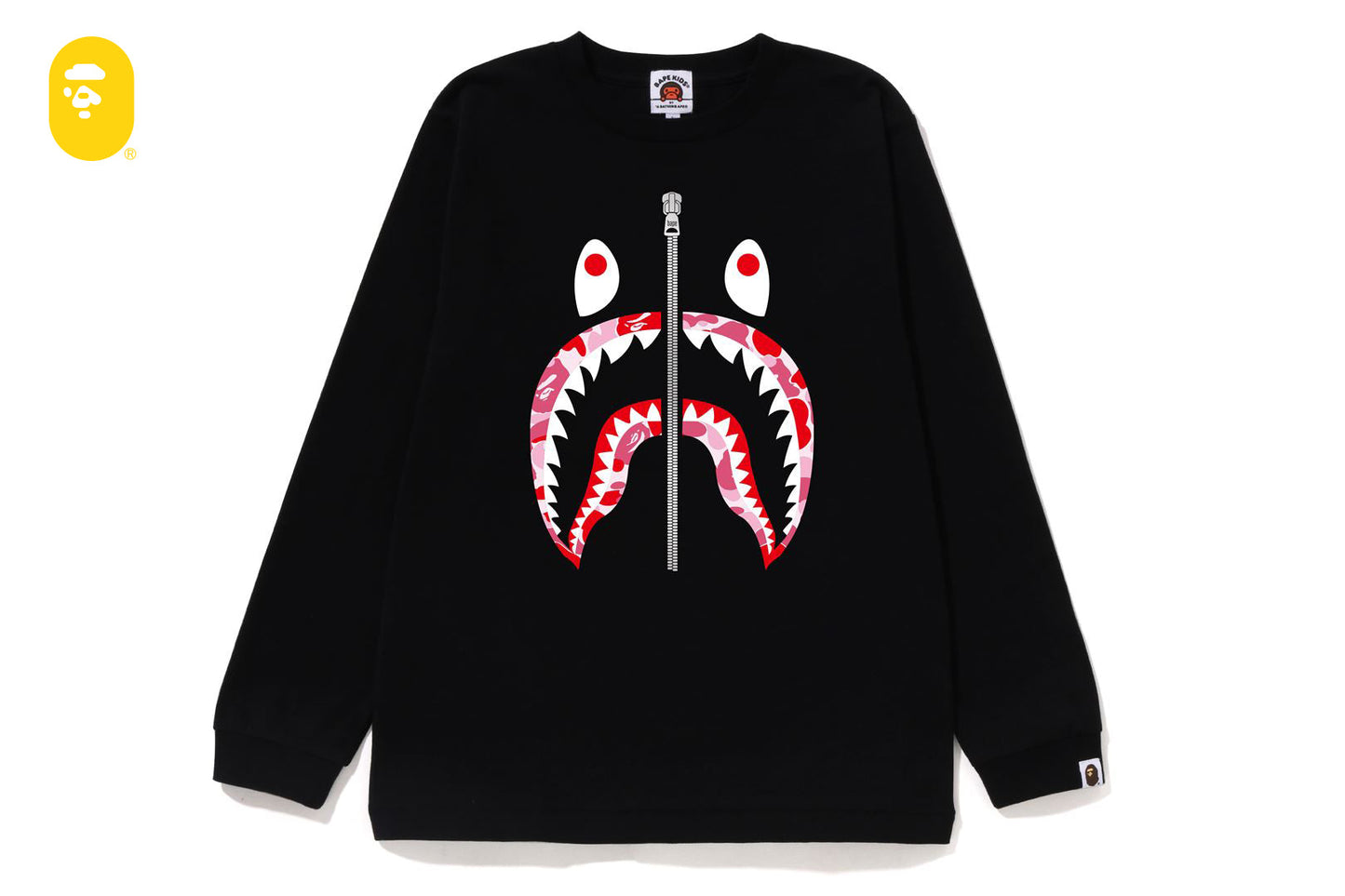 BAPE ABC CAMO SHARK 長袖T恤