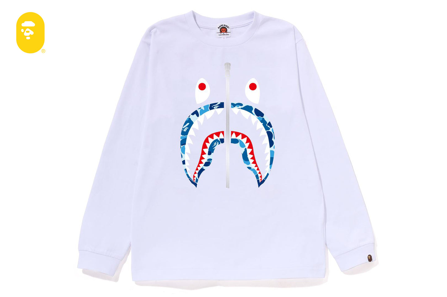 BAPE ABC CAMO SHARK 長袖T恤