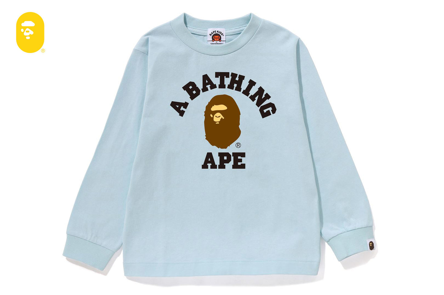 BAPE 大學長袖T恤