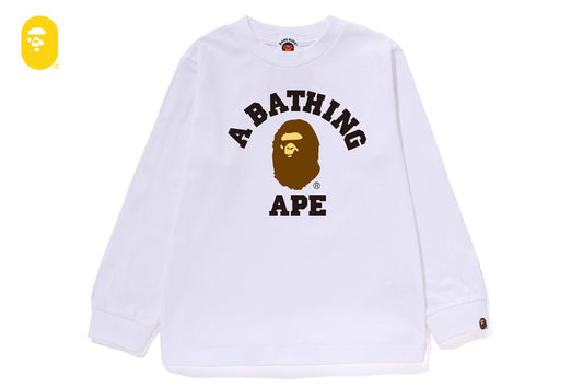 BAPE 大學長袖T恤