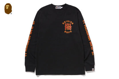 BAPE A RISING L/S TEE