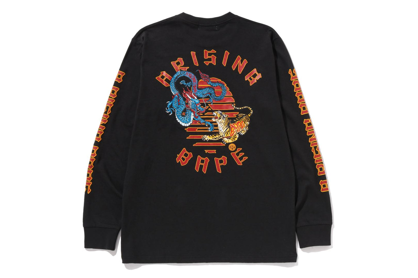 BAPE A RISING L/S TEE