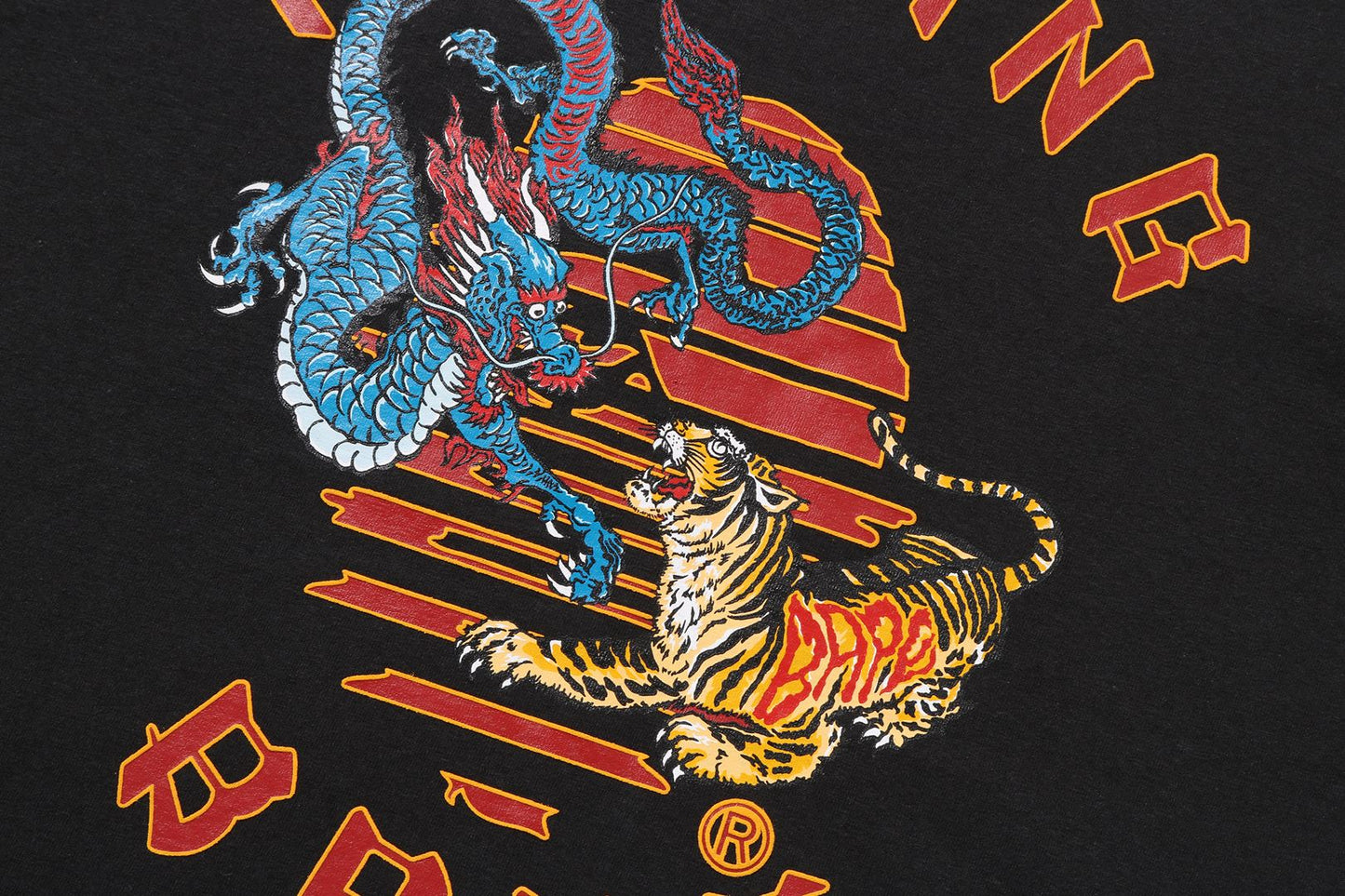 BAPE A RISING L/S TEE