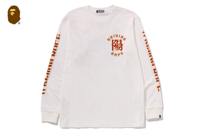 BAPE A RISING L/S TEE