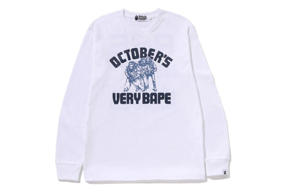 BAPE X OVO 大學長袖T恤