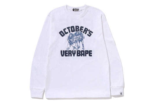 BAPE BAPE X OVO 大學長袖T恤