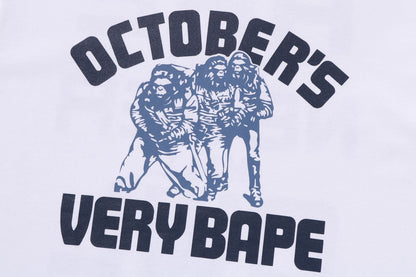 BAPE X OVO 大學長袖T恤