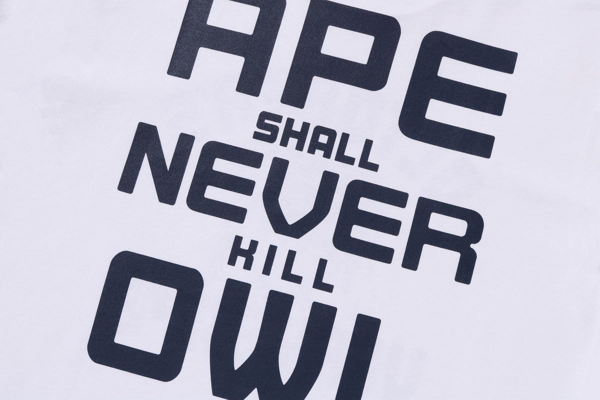 BAPE X OVO 大學長袖T恤