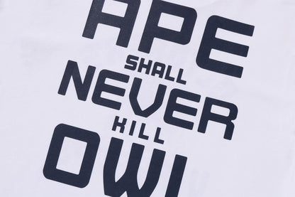 BAPE X OVO 大學長袖T恤