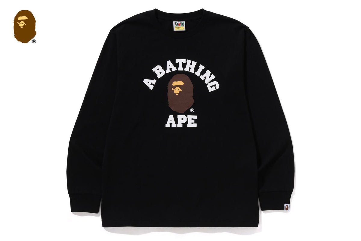 BAPE COLLEGE LS TEE