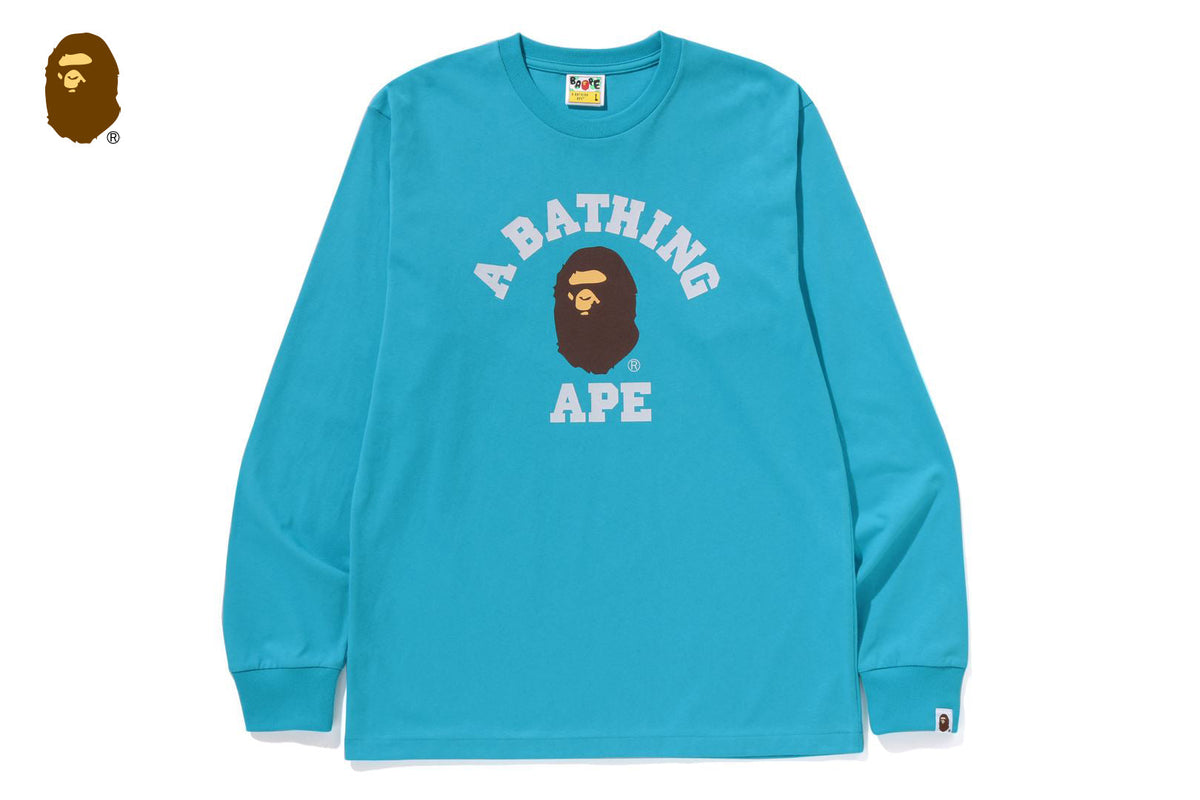 BAPE COLLEGE LS TEE