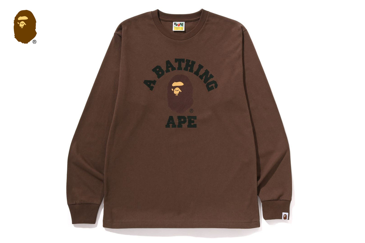BAPE COLLEGE LS TEE