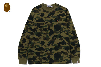 BAPE 1ST CAMO ONE POINT LS TEE