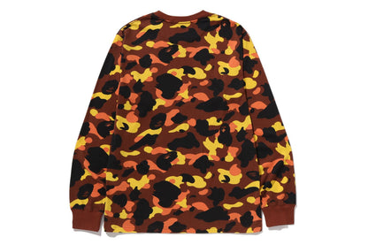 BAPE 1ST CAMO ONE POINT LS TEE