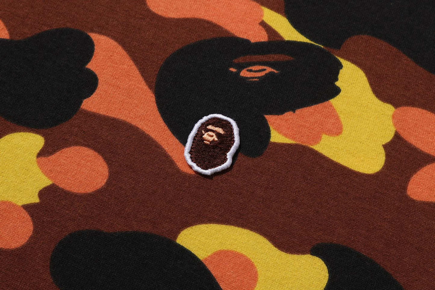 BAPE 1ST CAMO ONE POINT LS TEE