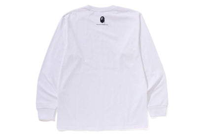 BAPE GO APE POINTER COLLEGE TEE LS TEE