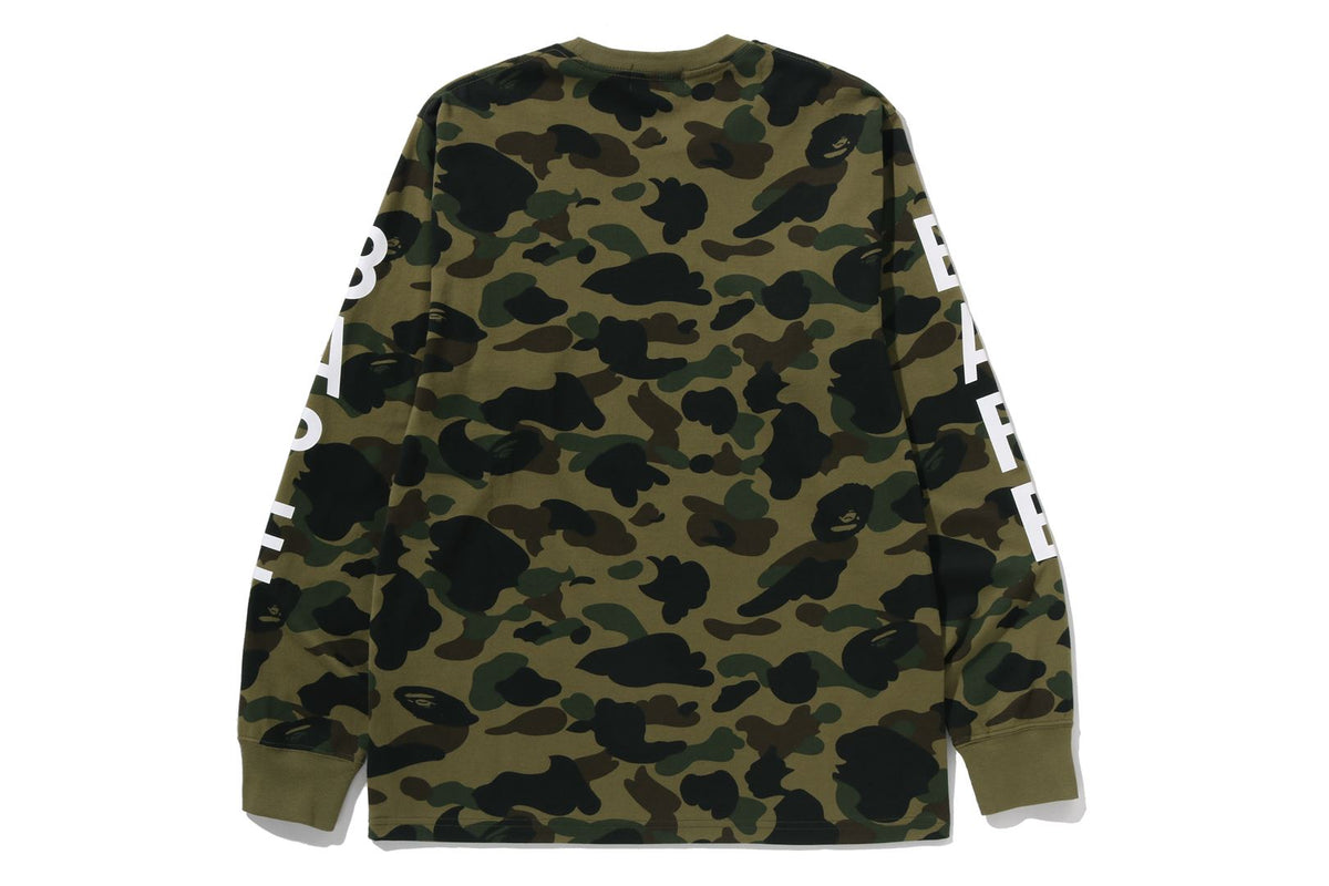 BAPE 1ST CAMO LS TEE