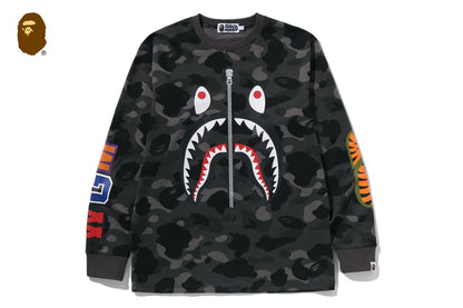 BAPE COLOR CAMO SHARK 長袖T恤