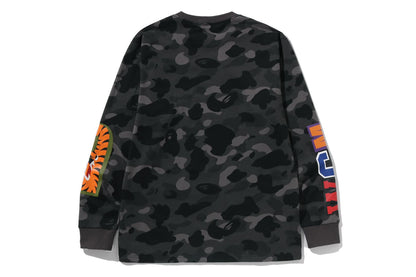 BAPE COLOR CAMO SHARK 長袖T恤