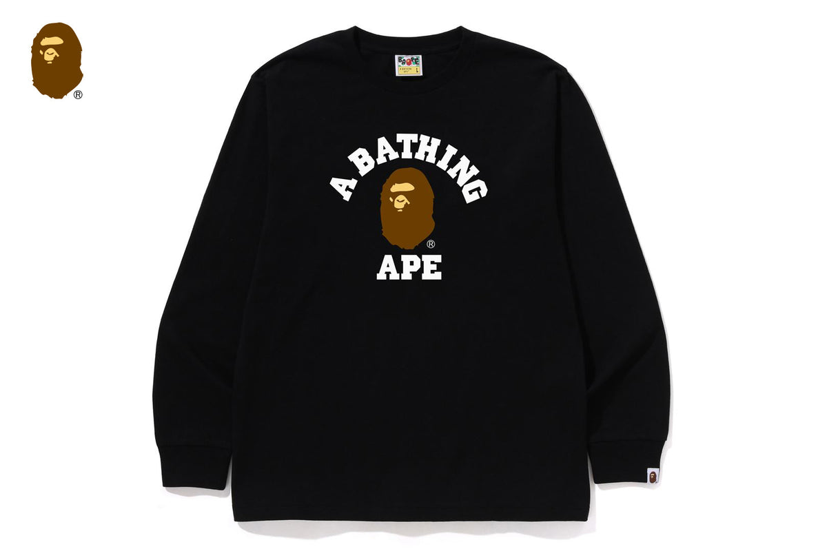 BAPE COLLEGE LS TEE
