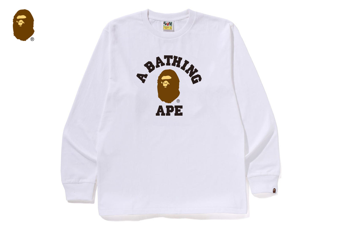 BAPE COLLEGE LS TEE
