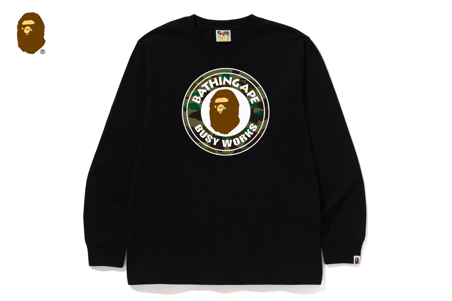 BAPE 1ST CAMO BUSY WORKS 長袖T恤