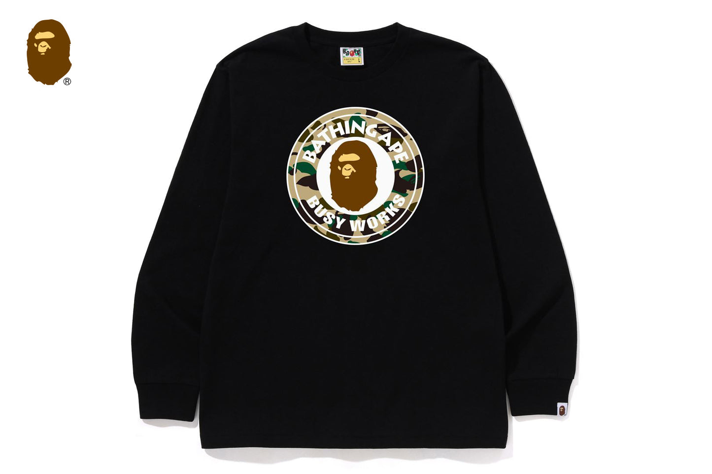 BAPE 1ST CAMO BUSY WORKS 長袖T恤
